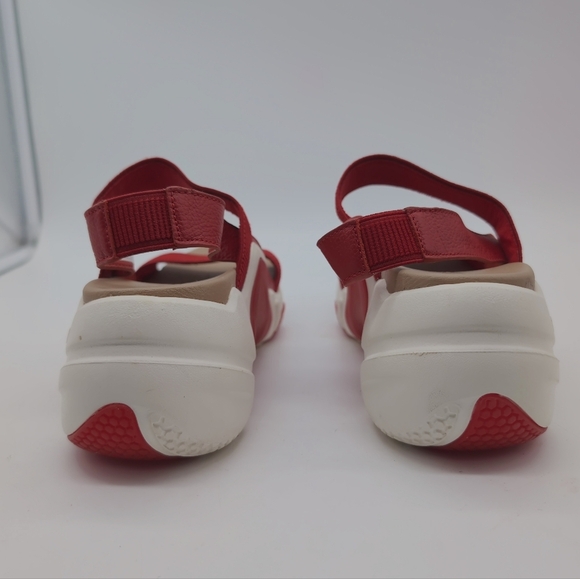 Mark Nason Los Angeles Sz 6.5 Catalina Red / White Women's Sandals - Picture 5 of 10